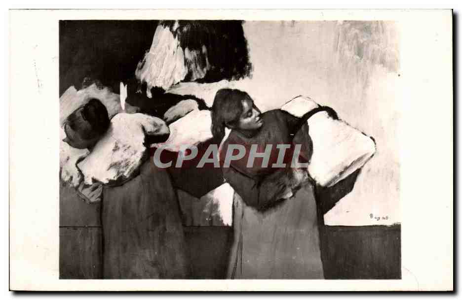 Arts - Degas Les Blanchisseuses Peint vers 1876 1878 - CPA 