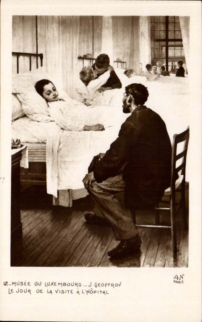Musee du Luxembourg J Geoffroy Le Jour de la Visite a l'Hopital - CPA 