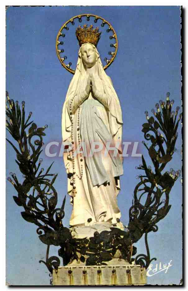 Lourdes - La Vierge Couronnee - CPA 