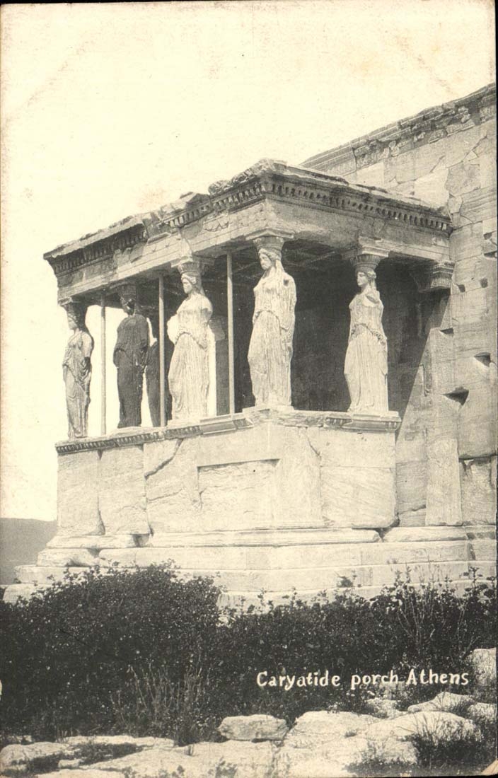 Grece - Greece Athens - Caryatide Porch - CPA 