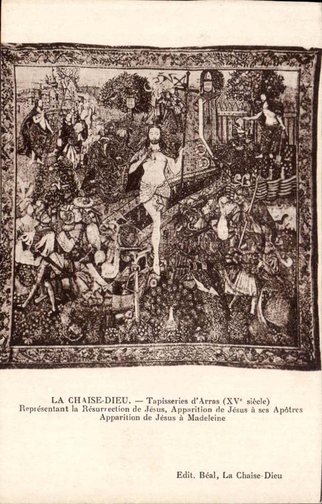 La Chaise-Dieu — Tapisseries d'Arras (XVe siècle) — Edit. Béal, La Chaise-Dieu