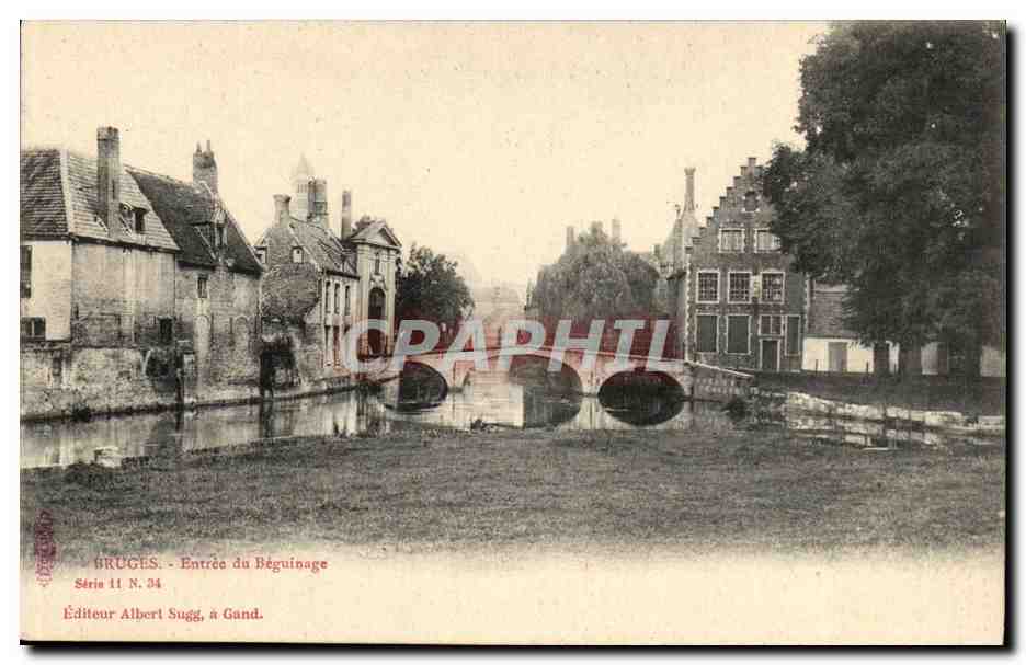 Brugge - Bruges - Entree de beguinage - Belgique - Belgium - CPA 