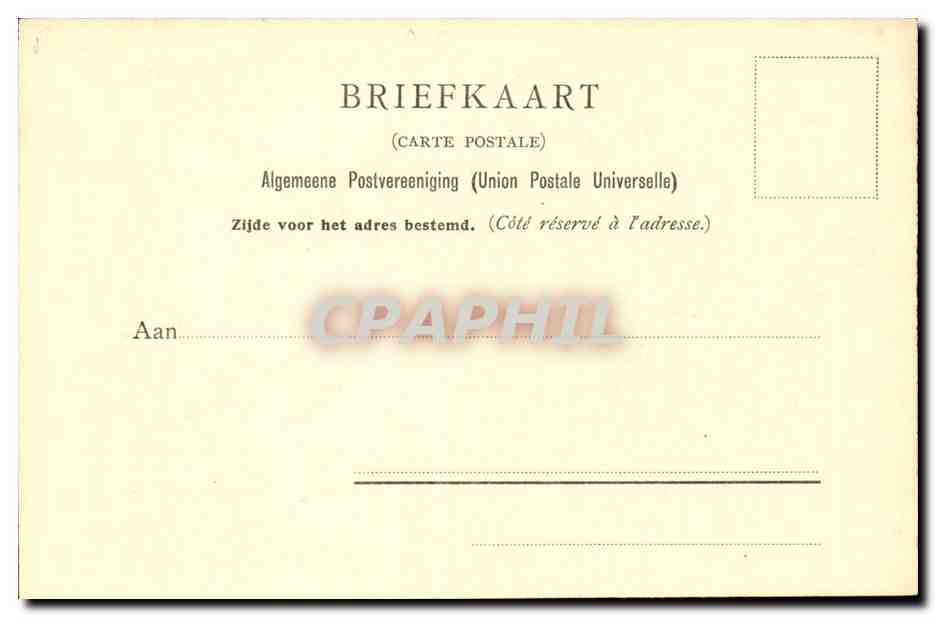 Johannes Vermeer Amsterdam Het lezende vrouwtje La Liseuse - CPA  — Verso