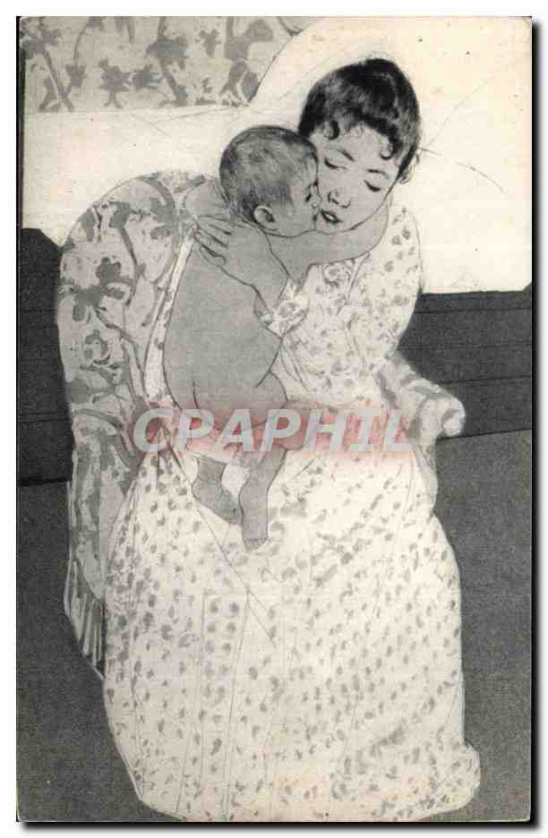 Mary Cassatt - Tendresse Concours 1953 Carte Reponse - CPA 
