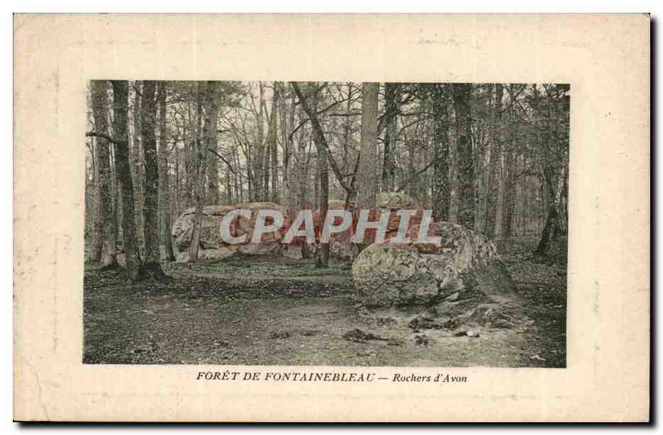 Foret de Fontainebleau Rocher d'Avons - CPA 