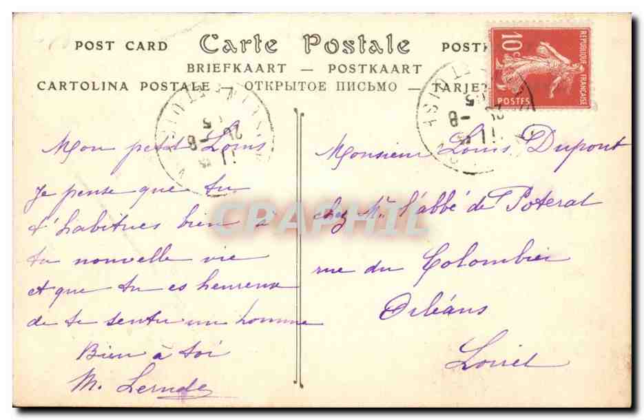 Musee de Versailles Delacroix Bataile de Taillebourg gagnee par Saint Louis sur les Anglais - CPA  — Verso