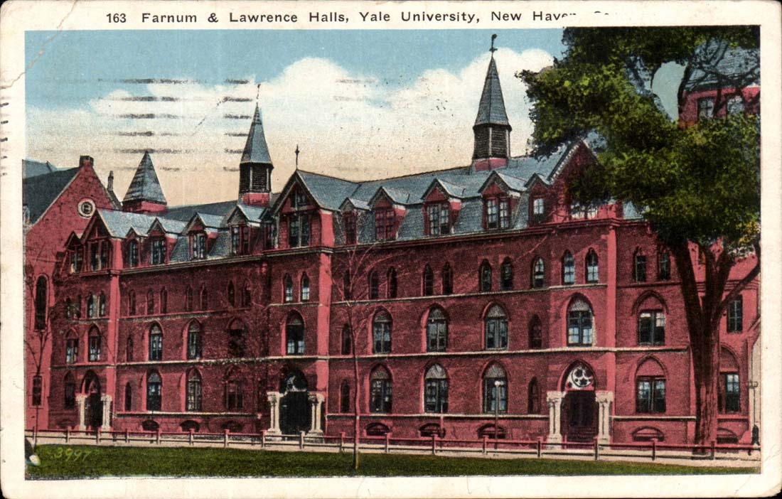 Connecticut - New Haven Farnum and Lawrence Halls - CPA 