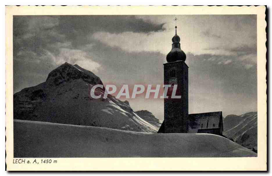 Kronen Hotel Lech Arlberg 1450 m - CPA 