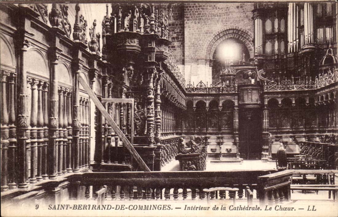 Saint-Bertrand-de-Comminges — Intérieur de la Cathédrale. Le Chœur — LL