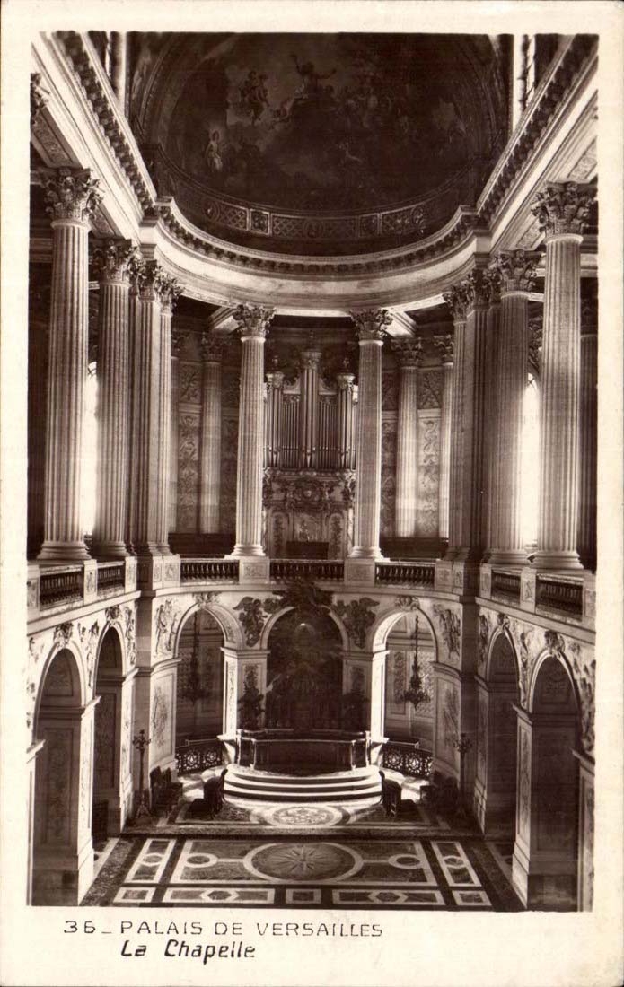 Palais de Versailles - La Chapelle - CPA 