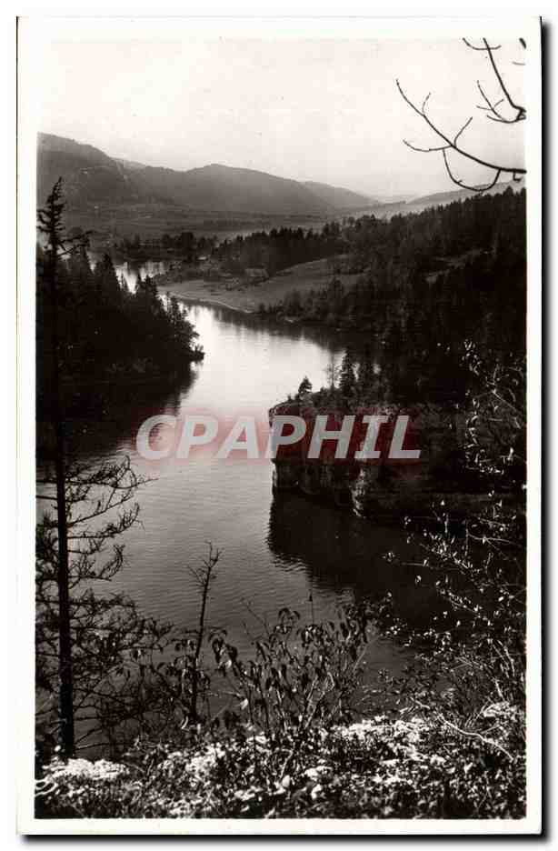 Entree des bassins du Doubs et Lac de Brenets - CPA 