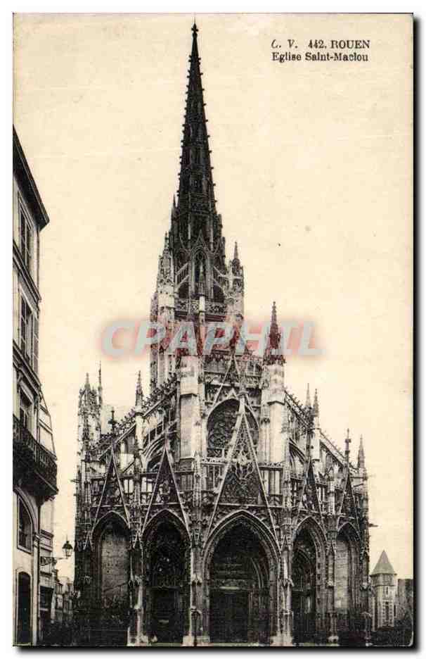 Rouen - Egise Saint Maclou - CPA 