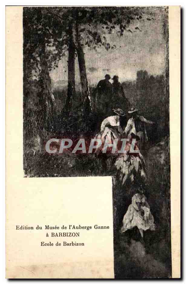 Edition de Musee de l'Auberge Ganne a Barbizon Ecole de Barbizon - CPA 