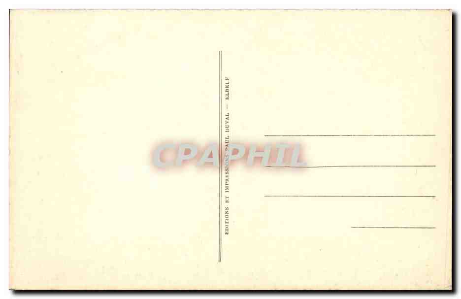 Edition de Musee de l'Auberge Ganne a Barbizon Alegorie de Nauteuil Paysage de Diaz - CPA  — Verso