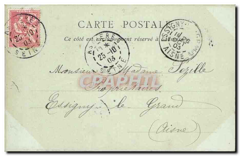Blois - Portail Louis XII Le Chateau - 1903- CPA  — Rückseite