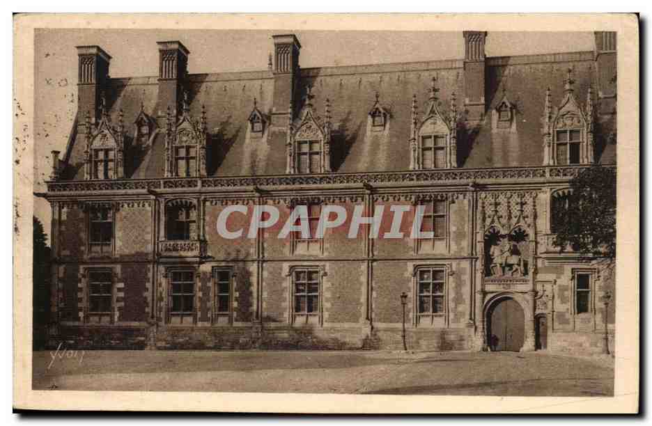 Chateau de Blois - Chateaux de la Loire Facade Louis XII - CPA 