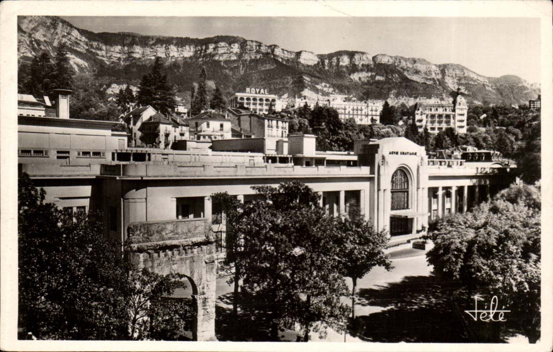 Aix les bains - Etablisement Thermal - Mt Revard CPA 