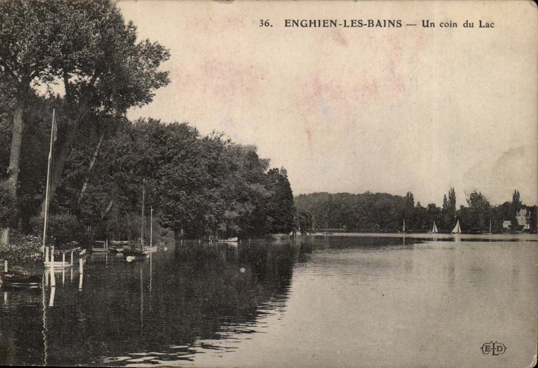 Enghien-les-Bains — Un coin du Lac — E.D. n°36