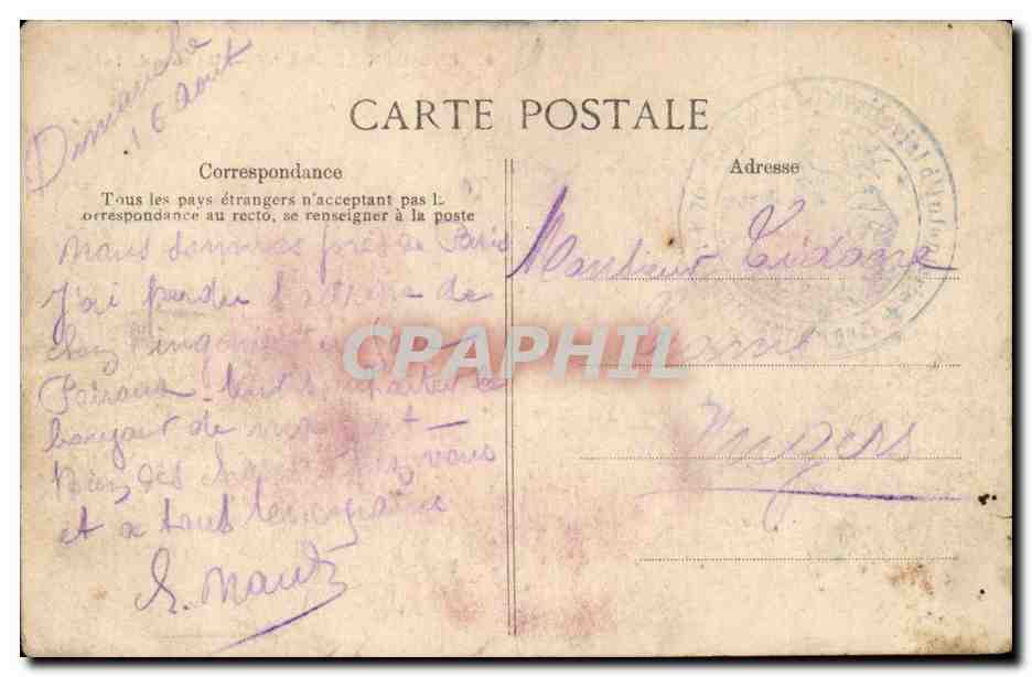 Enghien-les-Bains — Un coin du Lac — E.D. n°36 — Verso