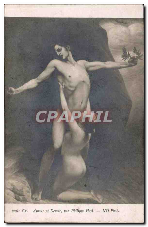 Amour et Devoir - Erotique - Arts - Par Philippe Heyl - CPA 