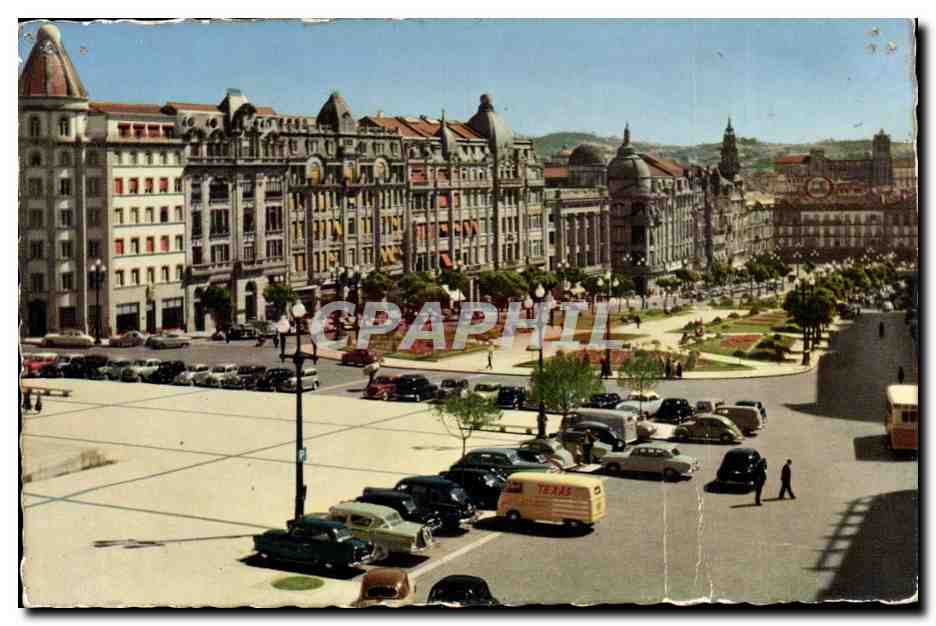 Espagne - Spain - Porto - Avenida dos Aliados Tabacaria Africano - CPA 