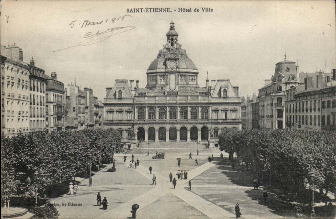 Saint Etienne - Hotel de Ville - CPA 
