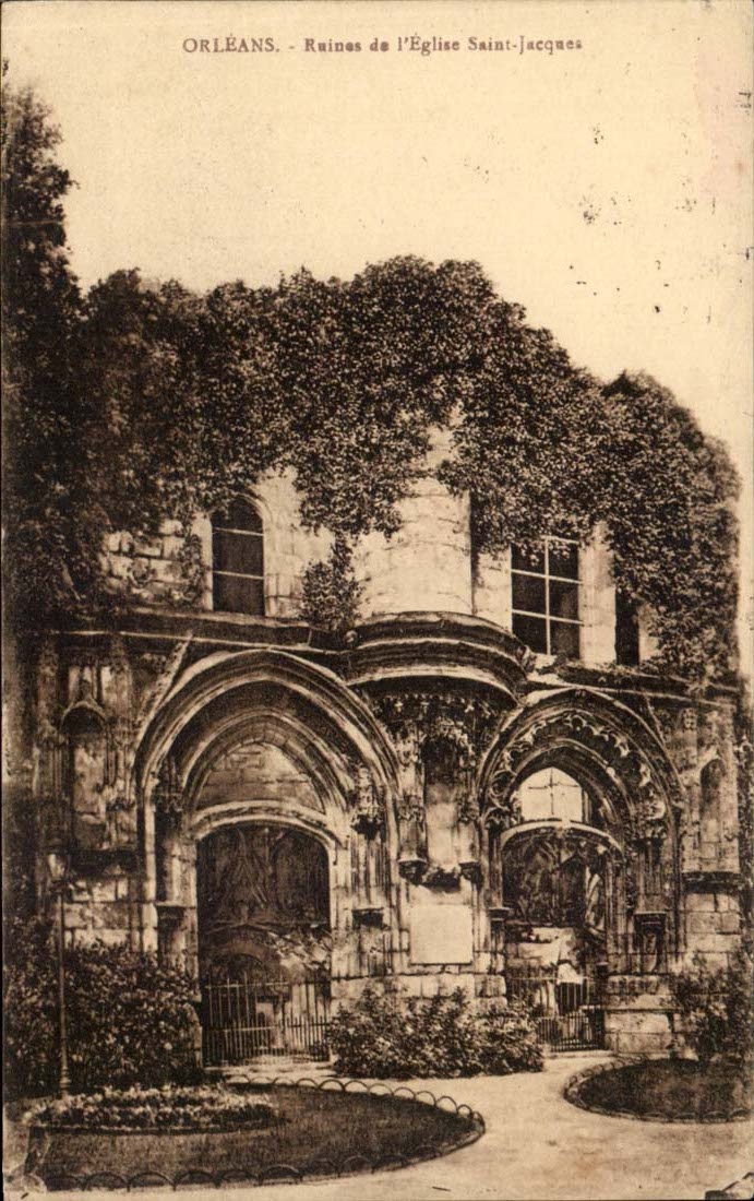 Orleans - Ruines de l'Eglise Saint Jacques - CPA 