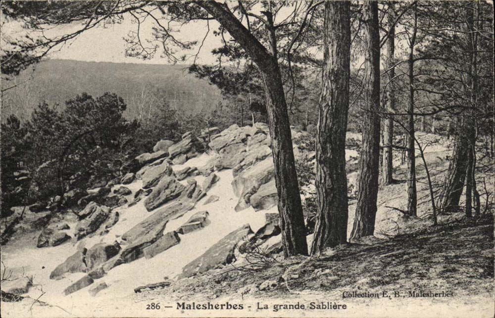 Malesherbes - la Grande Sabliere - CPA 