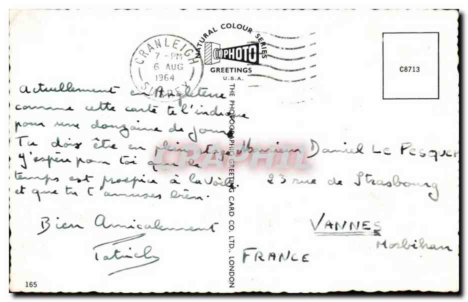 Angleterre - England - London - CPA  — Rückseite