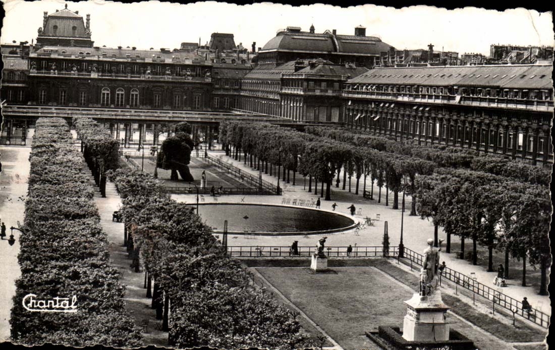 Paris - 1 - le Palais Royal et les Jardins - CPA 