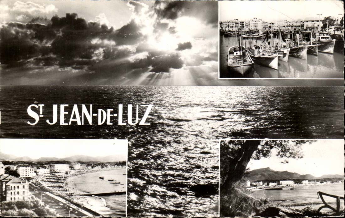 Saint-Jean-de-Luz — vue panoramique et port — Réal-Photo