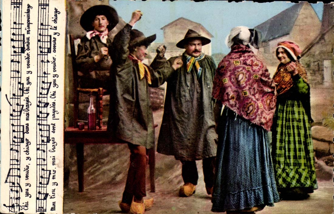 La Bourrée — Danse folklorique — Édition G. d'Olliergues, n° CH. 1067-20