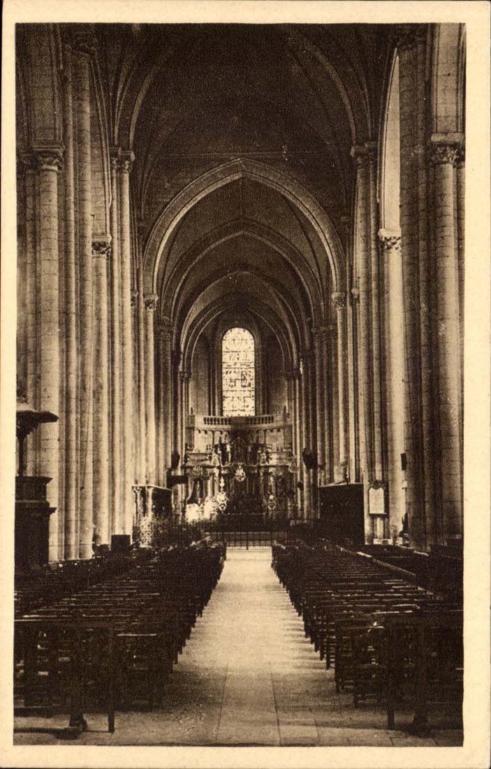 Poitiers — Nef centrale de la Cathédrale Saint-Pierre — J. Robuchon, phot. Vienne, n° 1.260