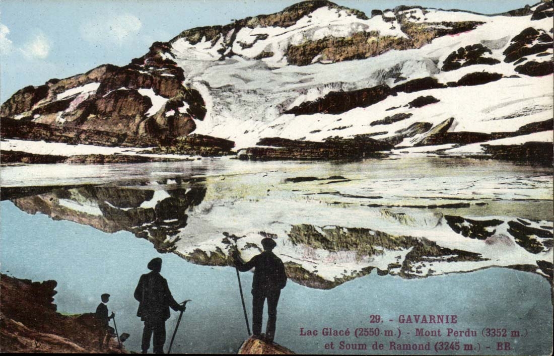 Lac Glacé et Mont Perdu — Gavarnie — Bloc Frères, Bordeaux, n°29