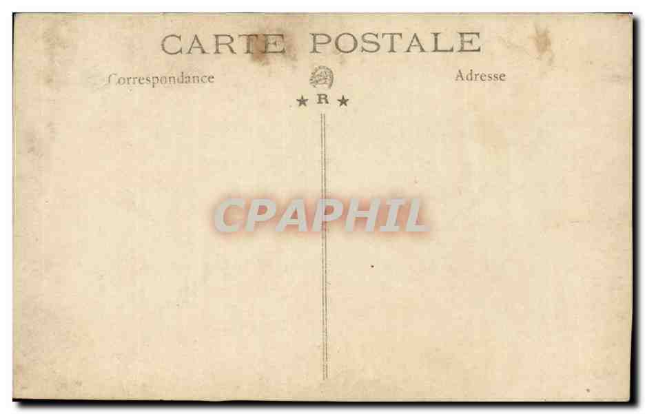 Frau in Pelzmantel — Paris, um 1920 — Ansichtskarte CPAPHIL — Rückseite