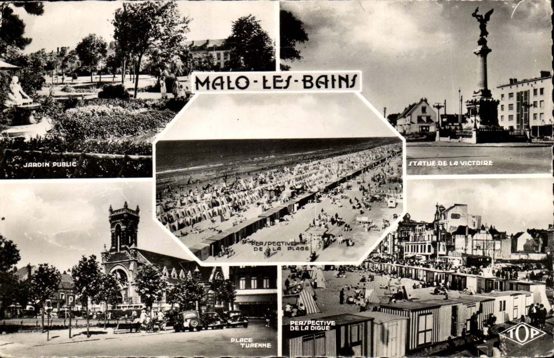 Malo-les-Bains — vue panoramique — Édition J. TOP