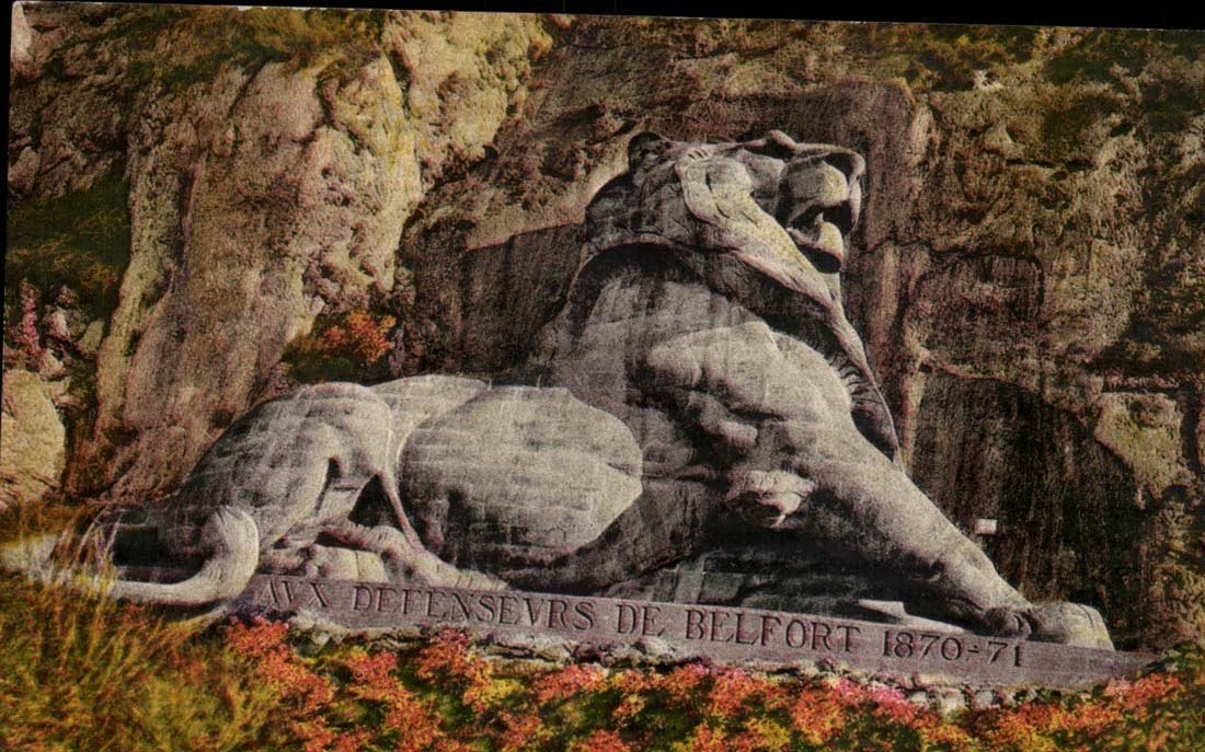 Paris 14 - Le Lion de Belfort - Oeuvre de Bartholdi - CPA 