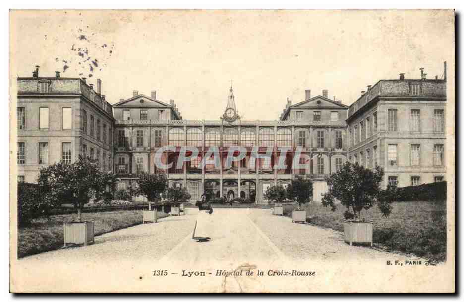 Lyon - Hopital de la Croix Rouge CPA 