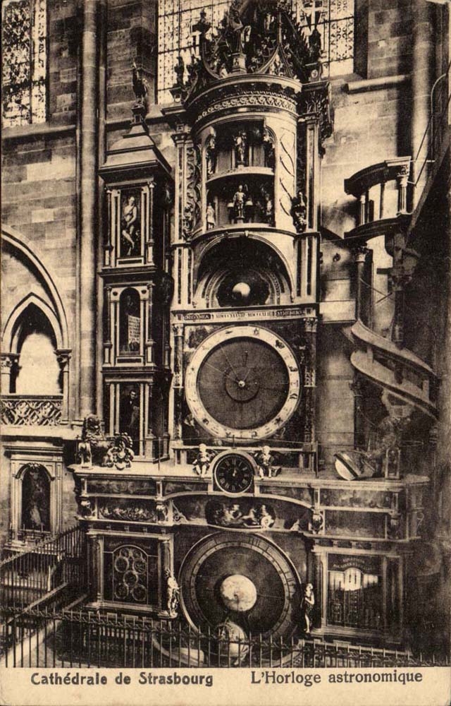Strasbourg - La Cathedrale - L'Horloge astronomique CPA 