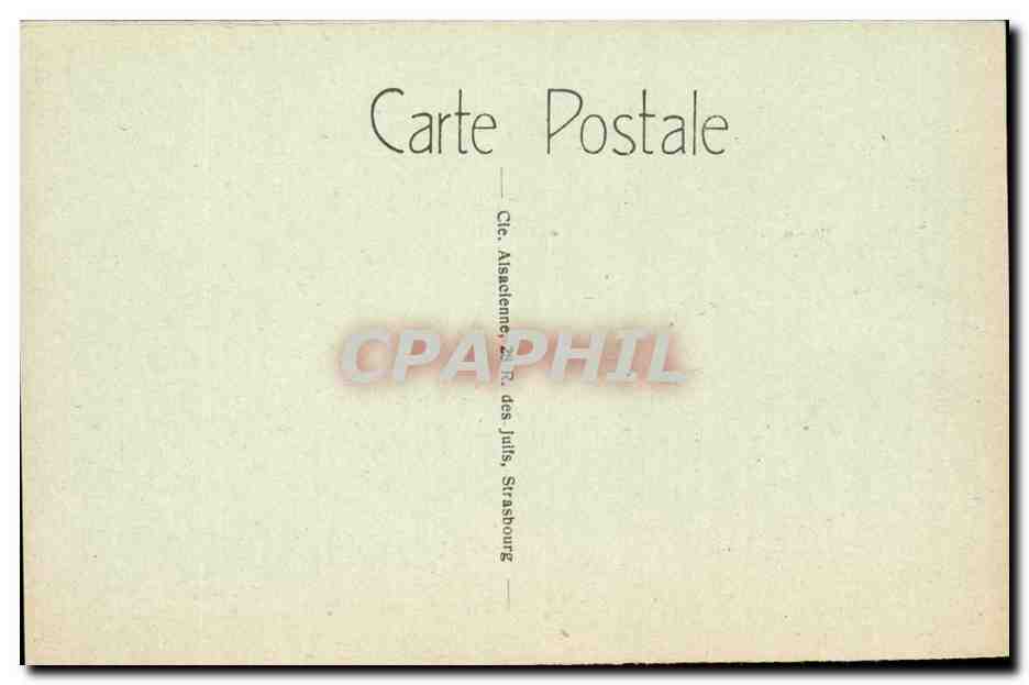 Strasbourg - Strassburg - Cathedrale Horloge Astronomique CPA  — Verso