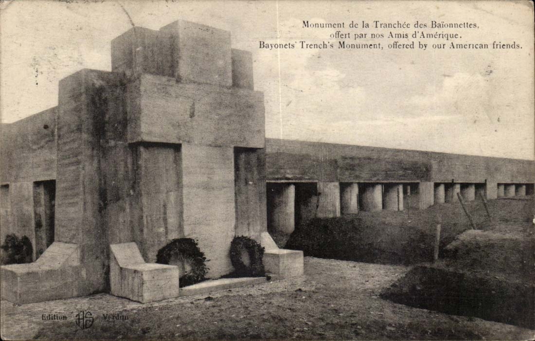 Monument de la Tranchée des Baionnettes — offert par nos Amis d'Amérique — Édition HS Verdun