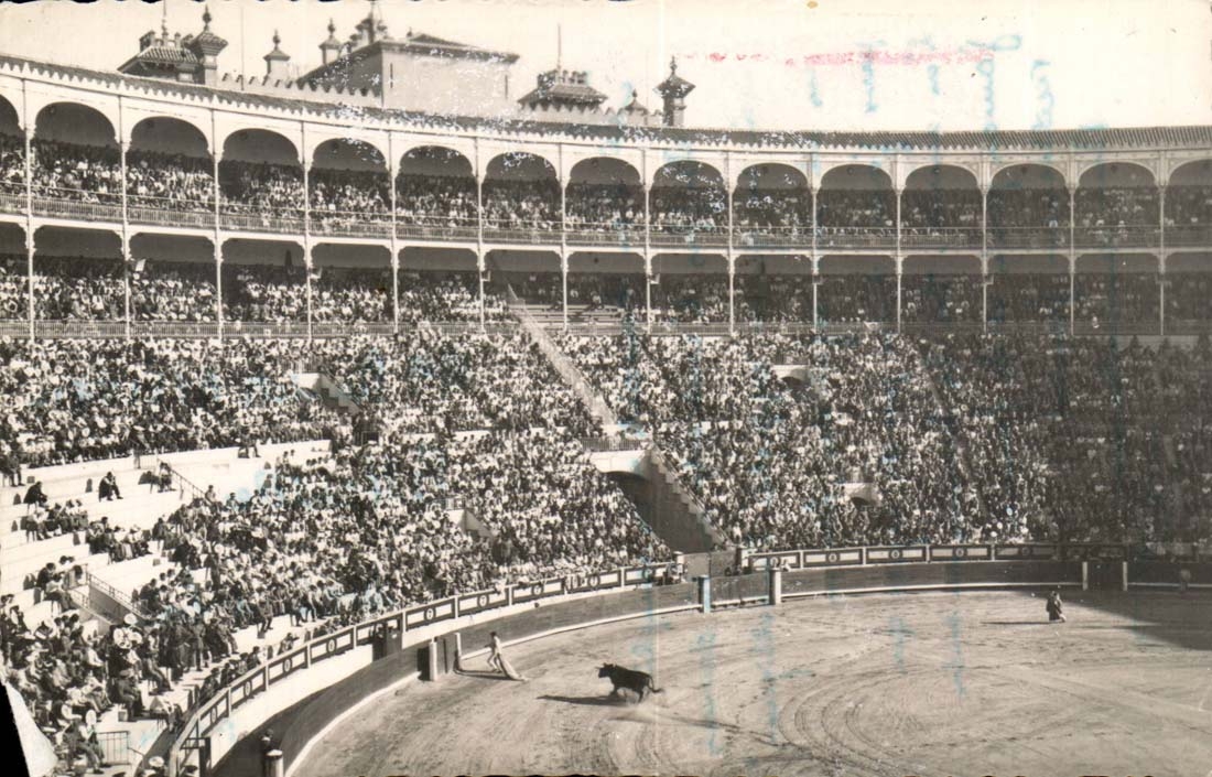 Plaza de Toros de Madrid — corrida de taureaux — éditeur Dominguez