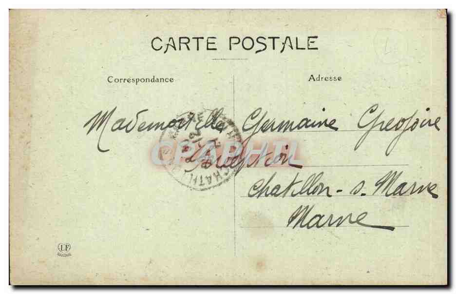 Cauterets — Manourat Supérieur — Les Hautes-Pyrénées — Phototypie Labruyère Frères, Toulouse — Rückseite