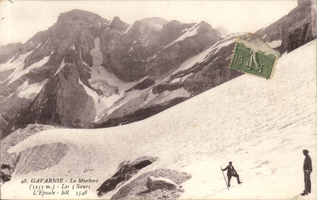 Gavarnie - Le Marboré (3253 m.) - Les 3 Sœurs - L’Épaule - BR 3548