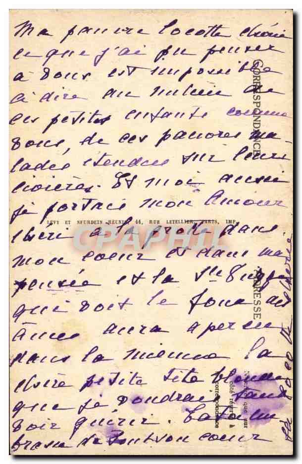 Lourdes - La Grotte - CPA  — Verso