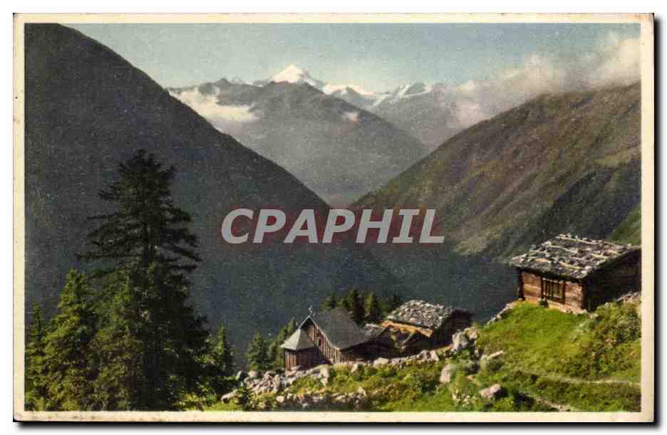 Suisse - Valais - Weisshorn - Alpkapele Hocken ab Kippel im Loetschental - CPA 