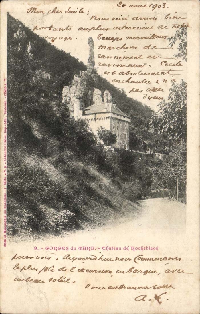 Gorges du Tarn — Château de Rocheblave — Labonite (éditeur) - série 9