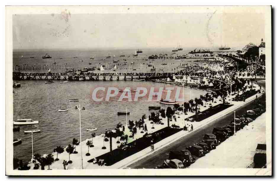 La Côte d'Argent Arcachon — Perspective de la rade vue prise du nouveau boulevard — Éditions 'La Côte d'Argent' Arcachon