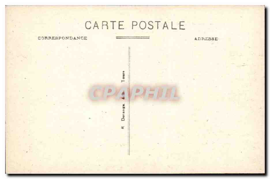 Tours - La Tour Charlemagne - La Tour et la Basilique St Martin - CPA  — Verso