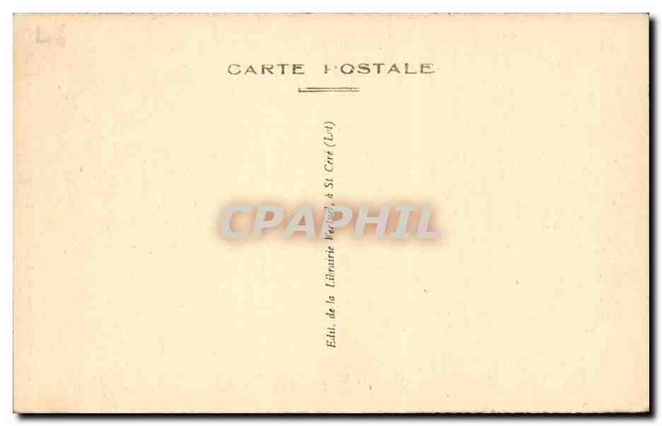 Le Château de MONTAL — Entrée Principale - Cour d'Honneur — Verso